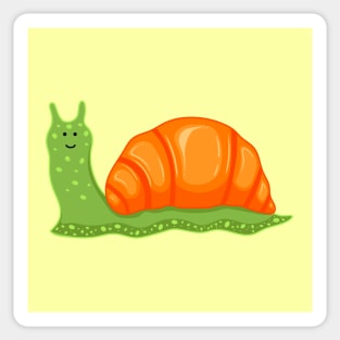 croissant snail Sticker
